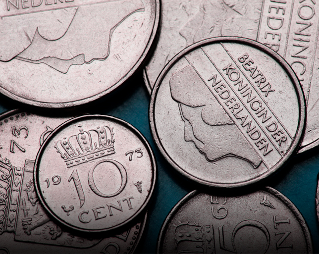 Replica laatste 1 Gulden Beatrix